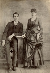 Ernest John Lyons, taken (probably in Abbeville, Louisiana, circa 1890) with his sister Ella